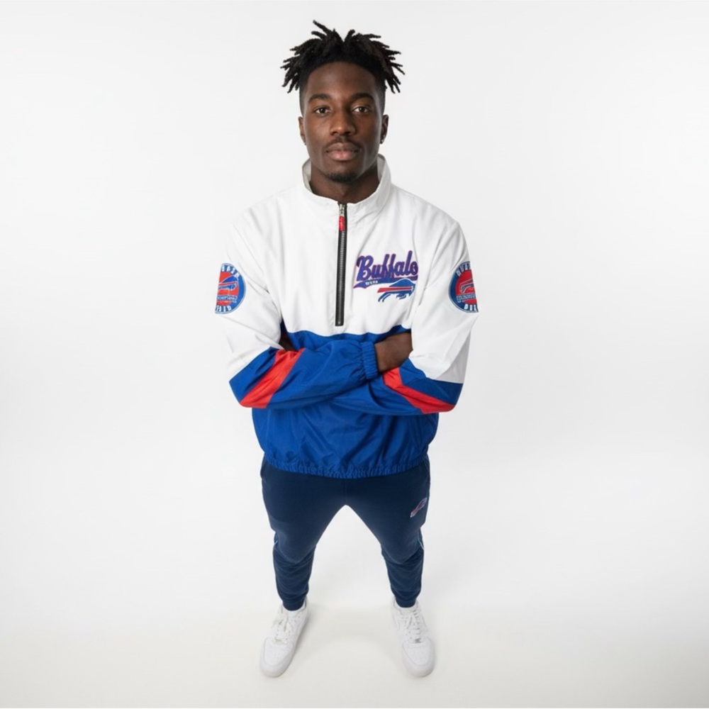 Buffalo Bills UNISEX Pullover Windbreaker (Med-L)